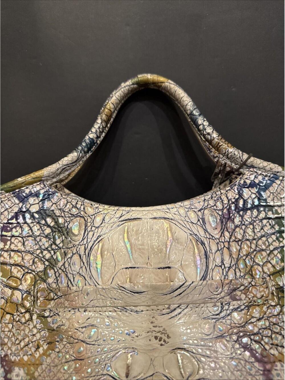 NWT Brahmin Elaine Spellbound Ombré Melbourne Satchel Crossbody W Adelle Wallet - Picture 9 of 14